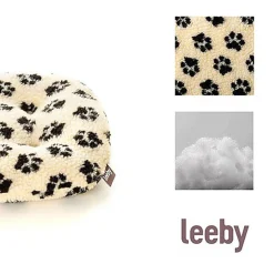 Leeby - Coussin Imprimé Pattes pour Chiens