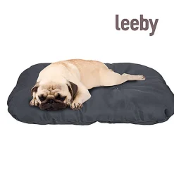 Leeby - Coussin Noir Multi usage pour Chiens