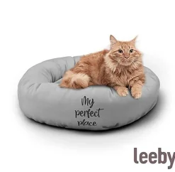 Leeby - Donut My Favourite Place pour Chats - Gris