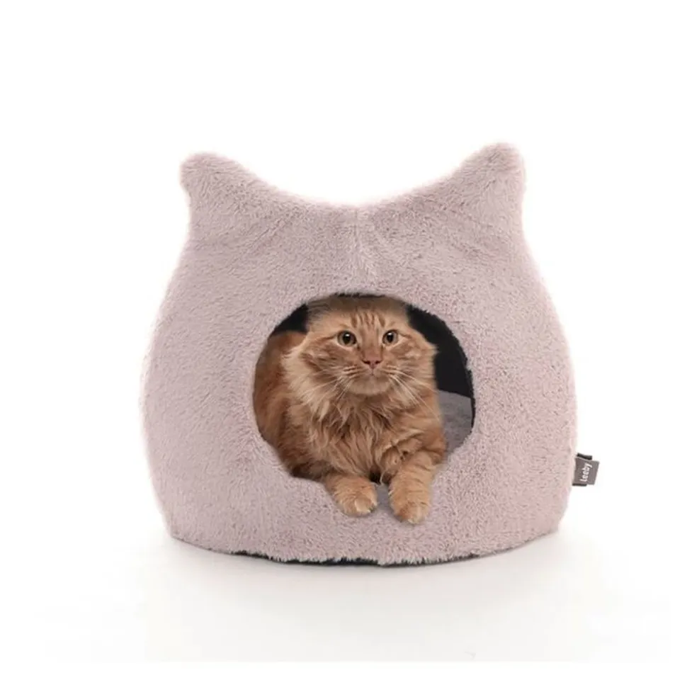 Leeby - Igloo Extra Doux pour Chats - Rose