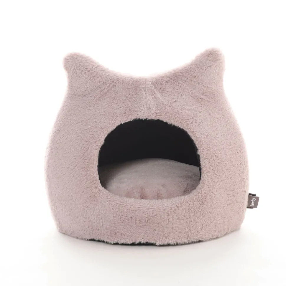 Leeby - Igloo Extra Doux pour Chats - Rose