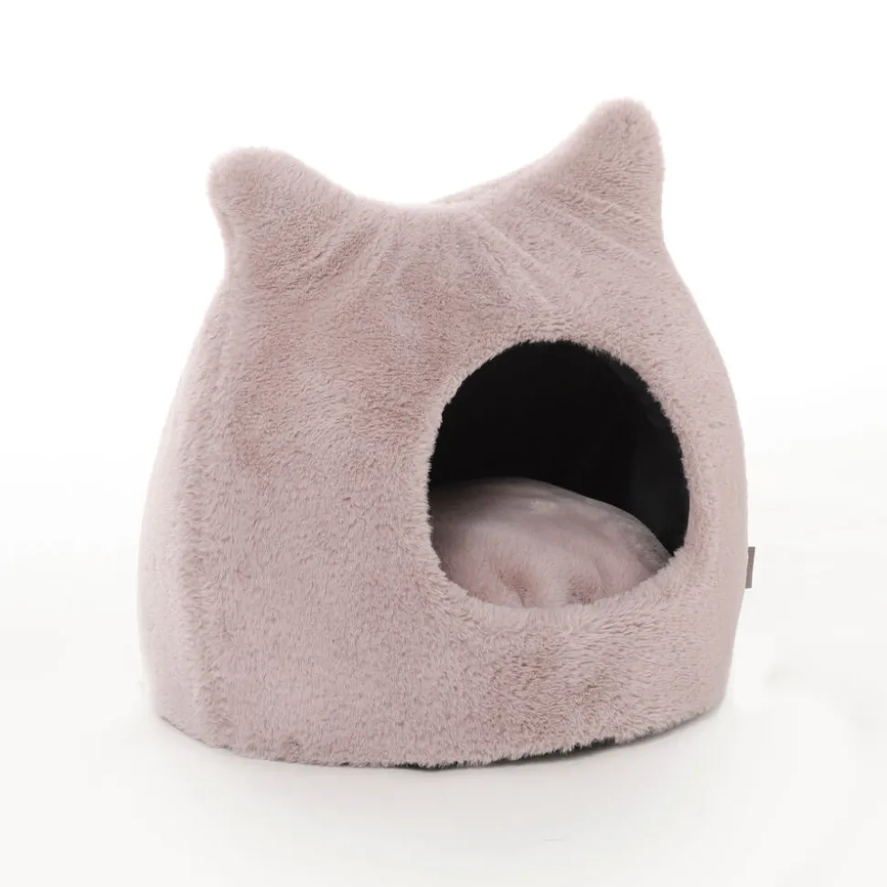 Leeby - Igloo Extra Doux pour Chats - Rose
