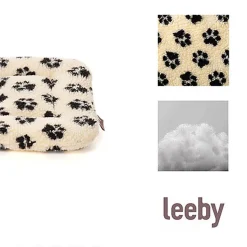 Leeby - Tapis Imprimé Pattes pour Chiens