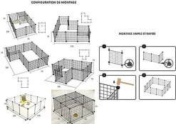 Lifland - Enclos Modulable Restpark pour Rongeurs