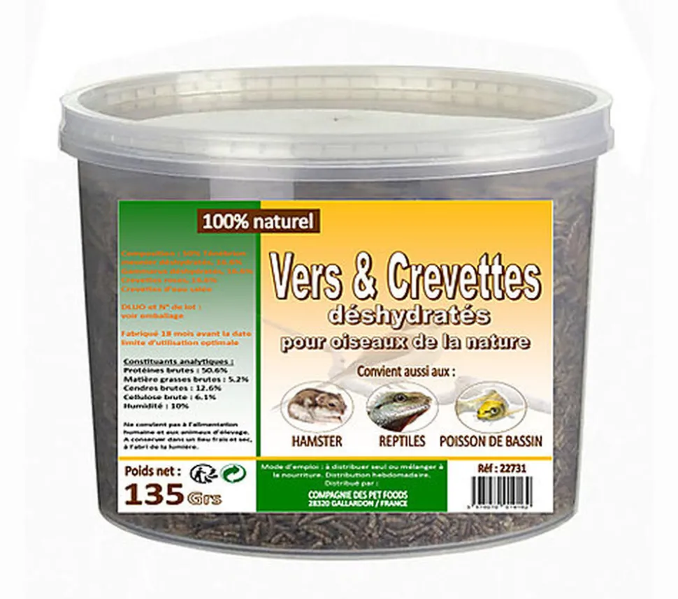 Lifland - Vers et Crevettes pour Basse Cour - 135g