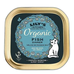 Lily's Kitchen - Barquette Délice de Poisson Bio pour Chats - 85g