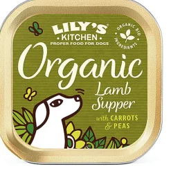 Lily's Kitchen - Barquette Recette Bio à l'Agneau pour Chiens - 150g