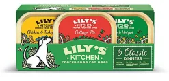 Lily's Kitchen - Multipack Barquettes Recettes Classiques pour Chien - 6x150g