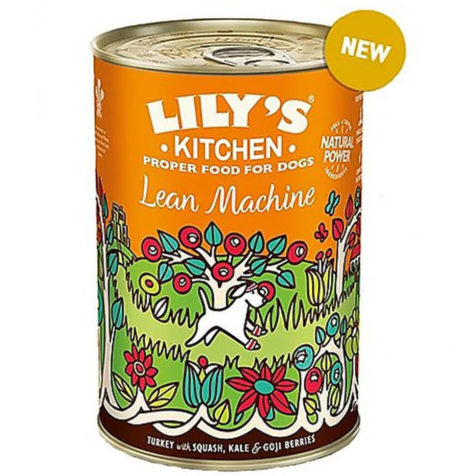 Lily's Kitchen - Pâtée Lean Machine à la Dinde et à la Courge pour Chien - 400g