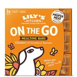 Lily's Kitchen - Repas Barres Complètes au Poulet pour Chien - 3x40g