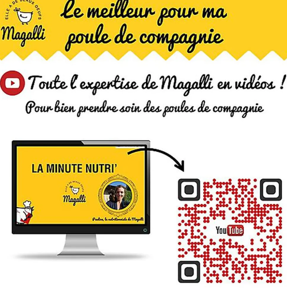Magalli - Aliment Complet Poule Santé pour Basse-cour - 4Kg