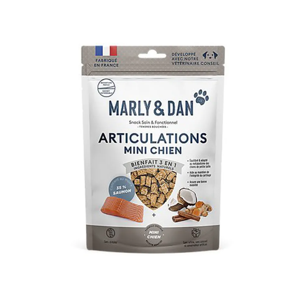 Marly & Dan - Bouchées Articulation Mini Chien - 50g