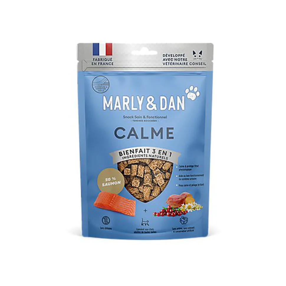 Marly & Dan - Tendres Bouchées Calme pour Chats - 40g