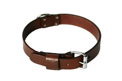 Martin Sellier - Collier avec Bord Rond Marron pour Chien