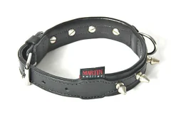 Martin Sellier - Collier Clouté Noir pour Chien - 55/75cm