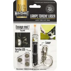 Mister Gadget - Jouet Porte Clés Lampe Torche Laser pour Chats - 14cm