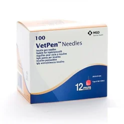 MSD - Aiguilles VetPen pour Stylo à Insuline Chiens et Chats - x100