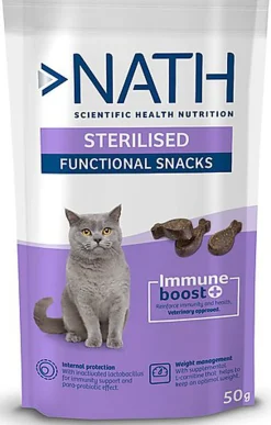 Nath - Friandises Adult Hairball Immune boost+ pour Chats - 50g