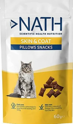 Nath - Friandises Adult Skin & Coat pour Chats - 60g