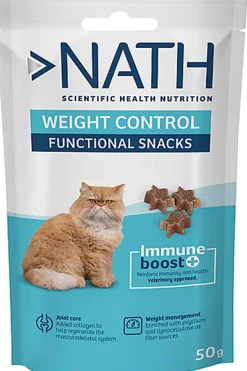 Nath - Friandises Weight Control Immune boost+ pour Chats - 50g