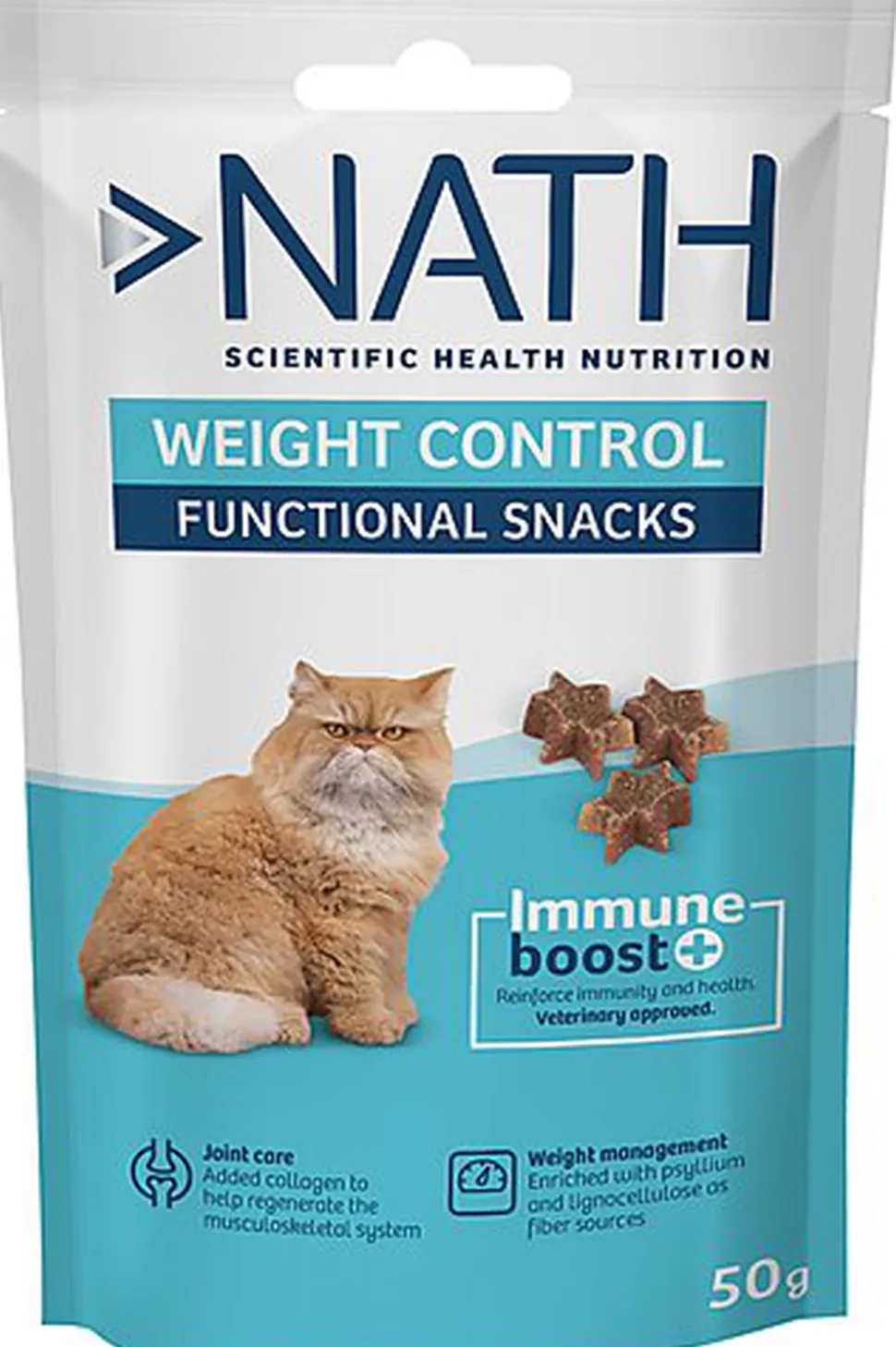 Nath - Friandises Weight Control Immune boost+ pour Chats - 50g