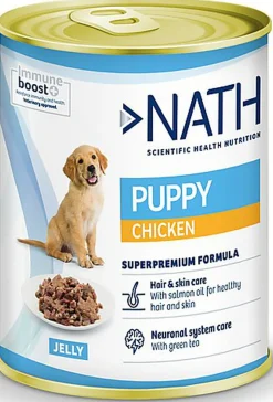 Nath - Pâtée Poulet Saumon Chiots - 400g