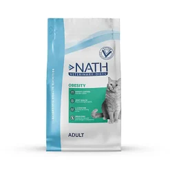 Nath Veterinary Diet - Croquettes Obesity Sans Céréales pour Chat - 4Kg
