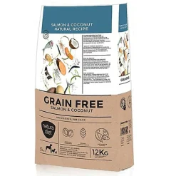 Natura Diet - Croquettes GRAIN FREE Saumon et Coco pour Chien