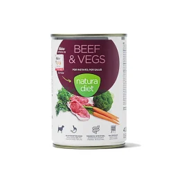 Natura Diet -  Pâtée au Boeuf pour Chiens - 400g