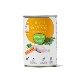 Natura Diet -  Pâtée au Canard pour Chiens - 400g