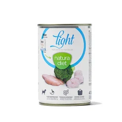Natura Diet -  Pâtée Light Dinde Poisson Blanc pour Chiens - 400g