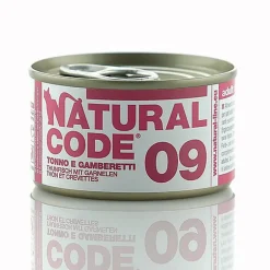 Natural Code - Mélange de Thon et Crevettes 09 pour Chats - 85g