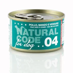 Natural Code - Pâtée Poulet Bœuf et Légumes pour Chiens - 90g