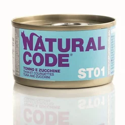 Natural Code - Pâtée Thon et Courgettes ST01 pour Chats - 85g