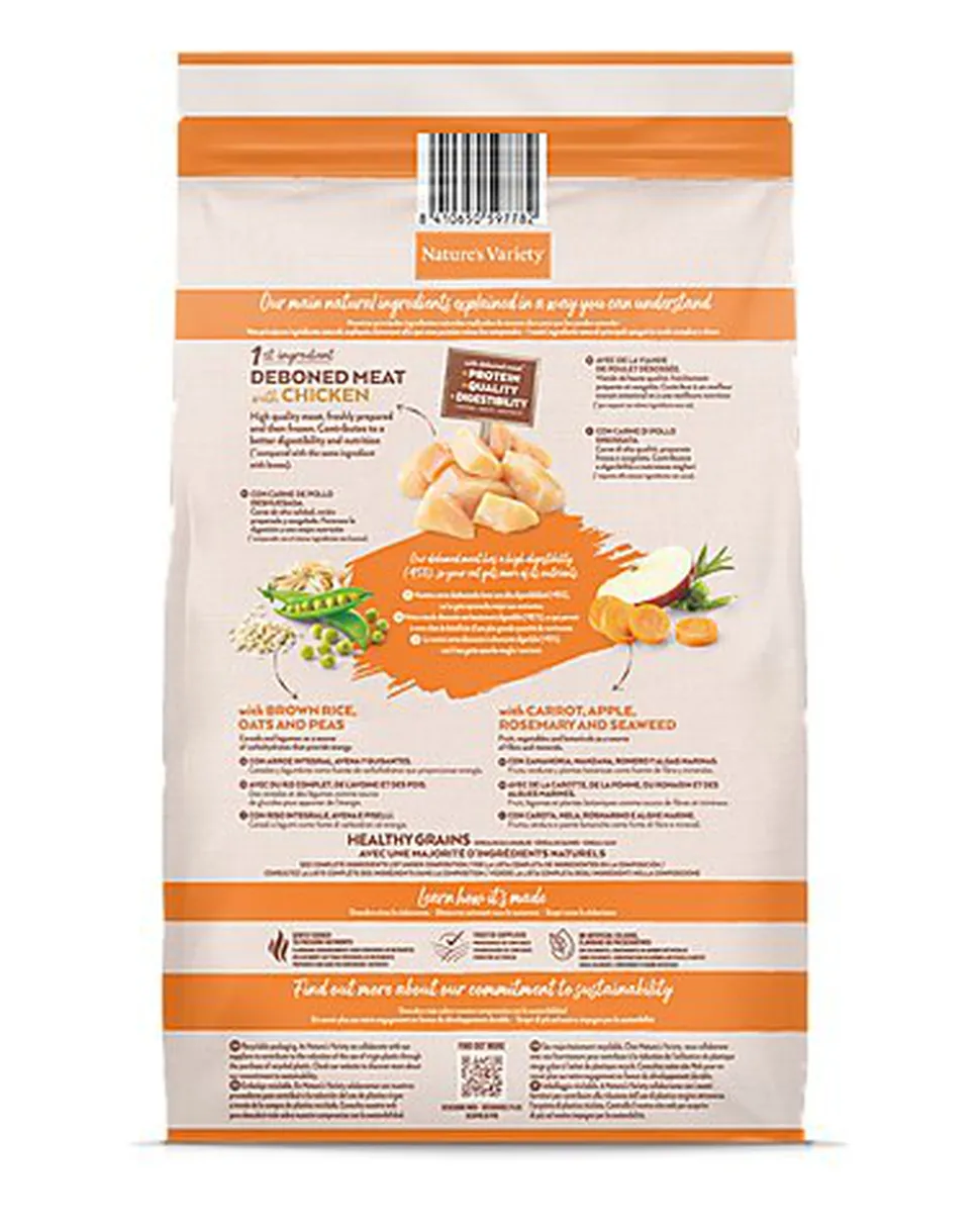 Nature's Variety - Croquettes Healthy Grains Sterilized au Poulet pour Chats - 7kg