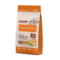 Nature's Variety - Croquettes Healthy Grains Sterilized au Poulet pour Chats - 7kg