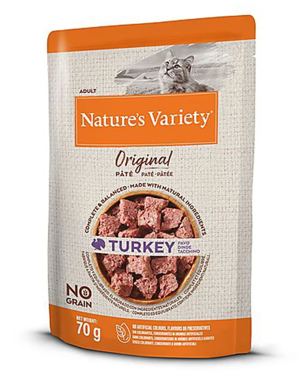 Nature's Variety - Pâtée Original à la Dinde pour Chat - 70g
