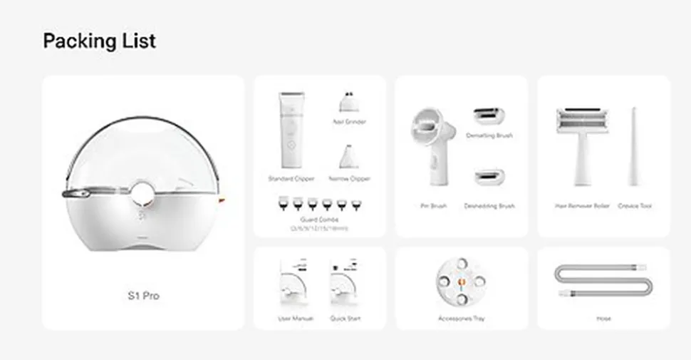 Neakasa - Aspirateur De Toilettage Neakasa S1 Pro 8-in-1