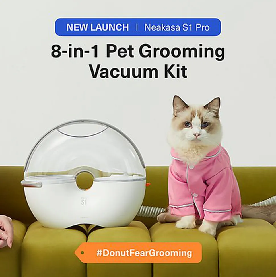 Neakasa - Aspirateur De Toilettage Neakasa S1 Pro 8-in-1