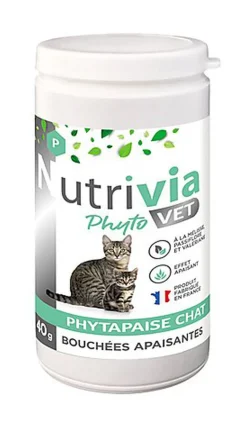 Nutrivia Vet - Bouchées Apaisantes Phytapaise pour Chats - 40g