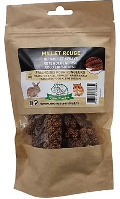 Octave Bauchant - Friandises Millet Rouge en Mini Grappe Rongeurs - 80g
