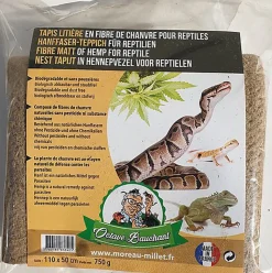 Octave Bauchant - Tapis de Chanvre Reptiles - 110x50cm