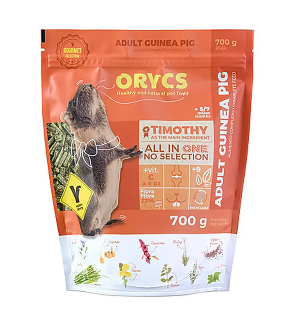Orycs - Aliment Complet pour Cochon d'inde Adulte - 700g