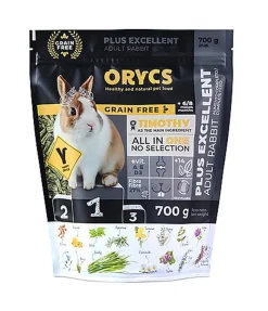 Orycs - Aliment Complet sans Céréales pour Lapin Adulte - 700g