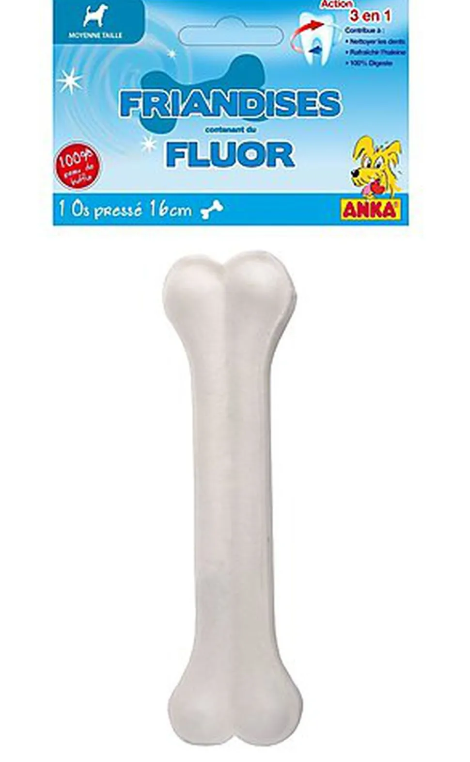 Os Pressé Fluor pour Chien