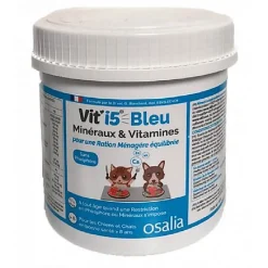 Osalia - Complément Vit'i5 Bleu pour Chiens et Chats de plus de 8ans - 600g