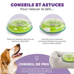 Outward Hound - Jeu Puzzle à Friandises Wobble Bowl pour Chiens