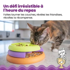 Outward Hound - Jeux Puzzle Kitty Lickin' Layers pour Chats