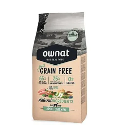 Ownat - Croquettes Just Grain Free Poulet pour Chiens