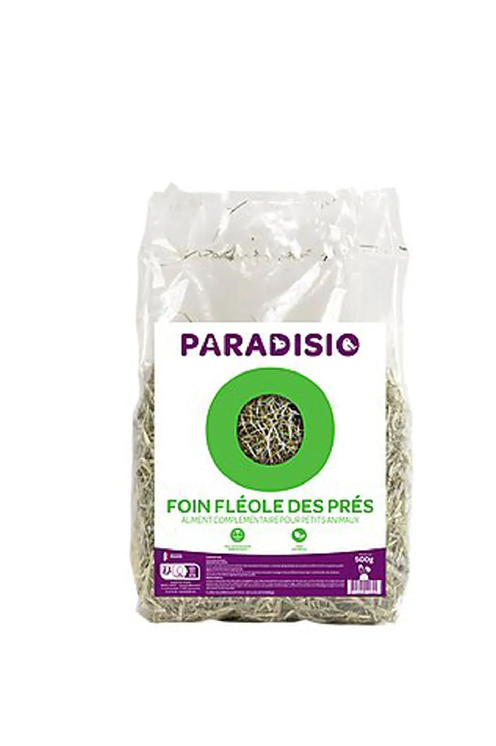 Paradisio - Foin Fléole des Près pour Rongeurs - 500g
